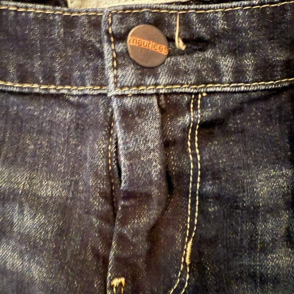 Maurices Dark Blue Denim Shorts - Picture 2 of 6